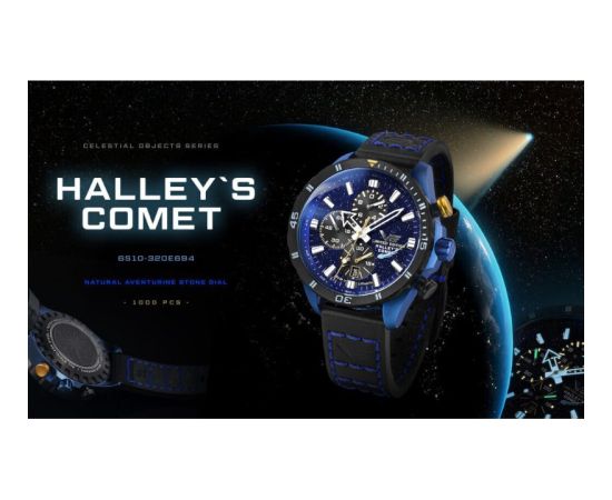 Vostok Europe 'Halley's Comet' Limited Edition Chronograph 6S10- 320E694​ Наручные часы