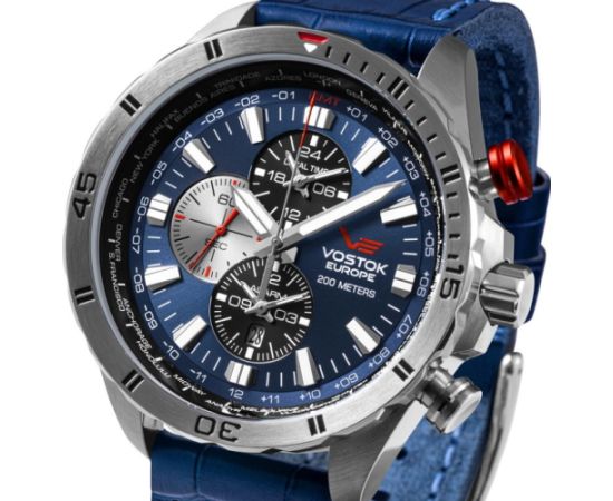 Vostok Europe Almaz Multifunction YM26-320A652LE Rokas pulksteņi 