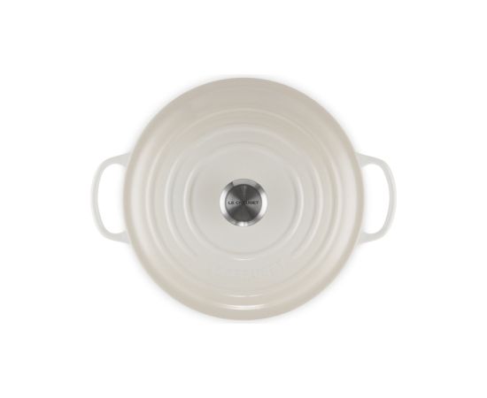 Le Creuset Čuguna katls apaļš Ø34cm / 12L krēmkrāsa Katli