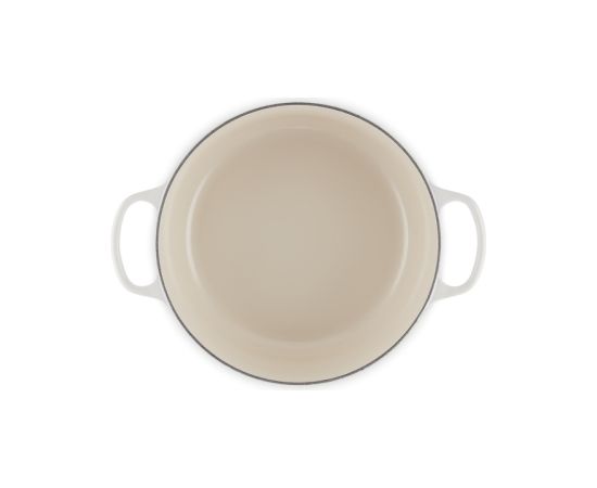 Le Creuset Čuguna katls apaļš Ø34cm / 12L krēmkrāsa Katli