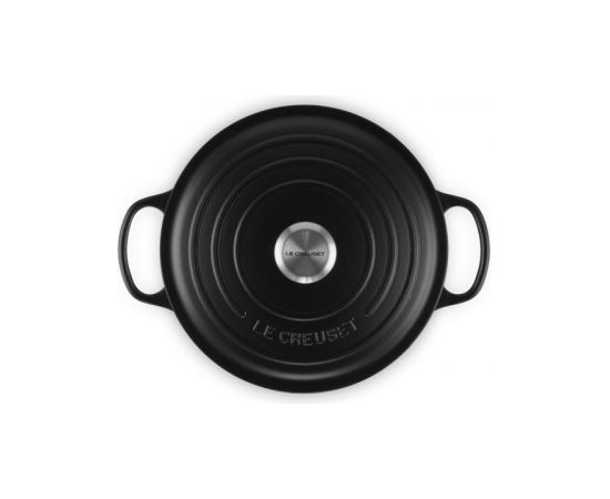 Le Creuset Čuguna katls apaļš Ø34cm / 12L matēti melns Katli