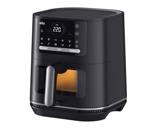 Braun Air Fryer 3in MultiFry 5 HF5073 Power 2000 W Capacity 6 L Black Воздушные котлы (AirFryer)