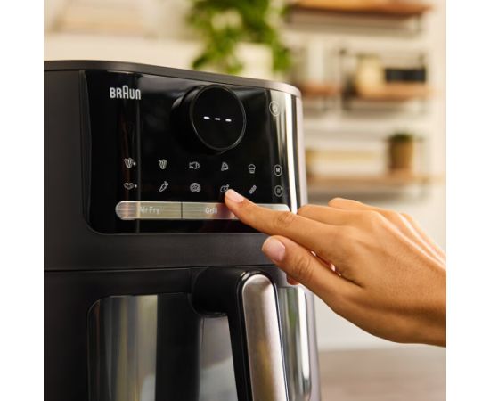 Braun Air Fryer 3in MultiFry 5 HF5073 Power 2000 W Capacity 6 L Black Воздушные котлы (AirFryer)