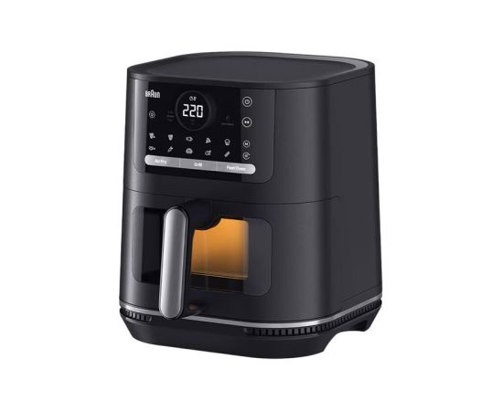 Braun Air Fryer 3in MultiFry 5 HF5073 Power 2000 W Capacity 6 L Black Воздушные котлы (AirFryer)