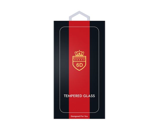 Tempered glass 6D Samsung A366 A36 5G black Ekrānu aizsardzība