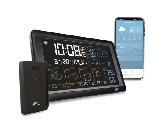 Emos Bezvadu meteoroloģiskā stacija ar Wi-Fi GoSmart Метеорологические станции