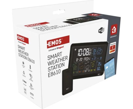 Emos Bezvadu meteoroloģiskā stacija ar Wi-Fi GoSmart Метеорологические станции