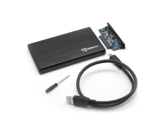 Sbox HDC-2562B 2.5 External HDD Case Blackberry Black Ārējo HDD, SSD korpui