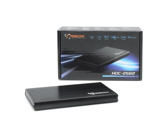 Sbox HDC-2562B 2.5 External HDD Case Blackberry Black Ārējo HDD, SSD korpui