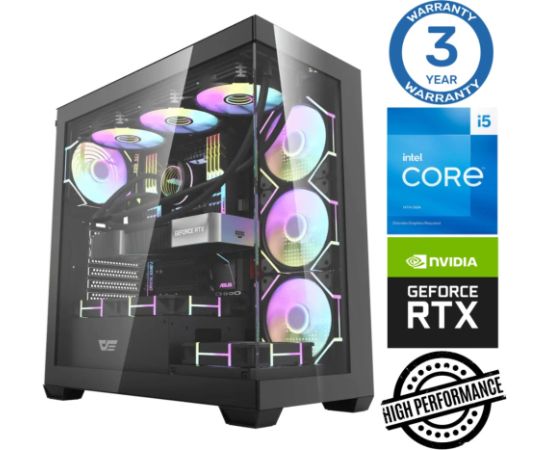 INTOP i5-14400F 32GB DDR5 1TB SSD M.2 NVME+2TB RTX4070 12GB no-OS Персональные компьютеры