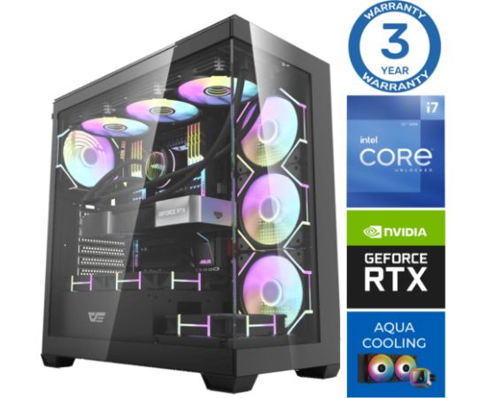 INTOP AQUA i7-14700F 16GB DDR5 1TB SSD M.2 NVME+2TB RTX4070 12GB no-OS Персональные компьютеры