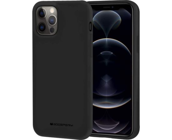 Case Mercury Soft Jelly Case Apple iPhone 11 black Neoriģinālie Maciņi