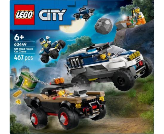LEGO City Pościg terenówką policyjną (60449) Jaunumi, Bērnu preces