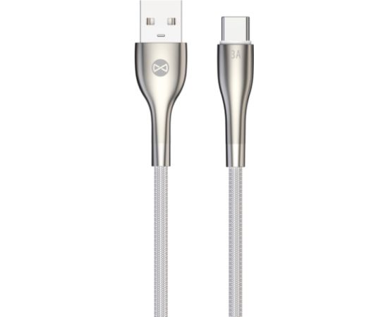 Forever Sleek Kabelis USB / USB-C 1.0 m / 3A Data USB kabeļi