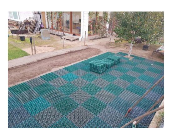 Zālāju režģis, 49,2x49,2x3,9 cm (otrā šķira) Планки для забора и газон