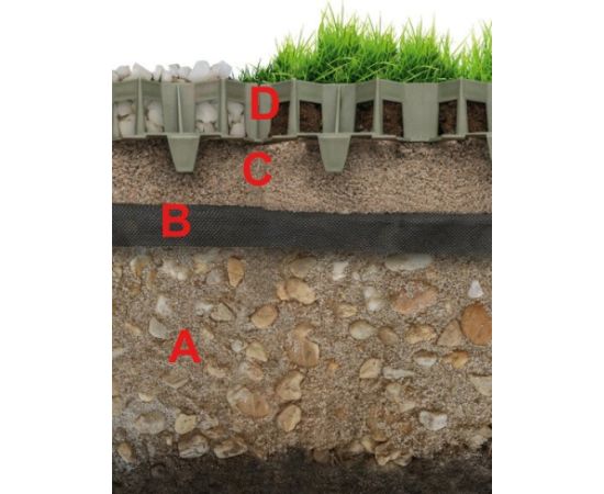 Zālāju režģis, 49,2x49,2x3,9 cm (otrā šķira) Планки для забора и газон