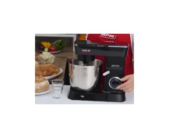 Planetary mixer, 1400W, with two bowls, 4.5 and 5 liters, MPM MRK-25 Virtuves kombaini