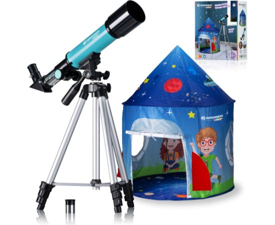 Телескоп BRESSER JUNIOR 50/360 с тентом Подзорные трубы , Телескопы
