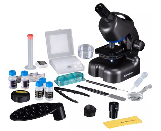 BRESSER JUNIOR mikroskops CM-04 100x-900x Mikroskopi