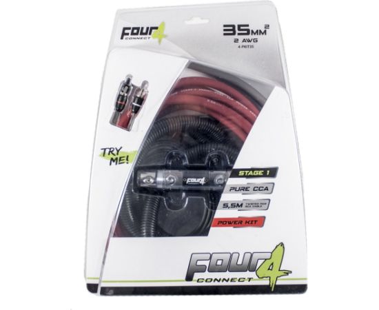 FOUR Connect 4-PKIT35 amplifier wiring kit 35mm2 Автомобильные усилители звука