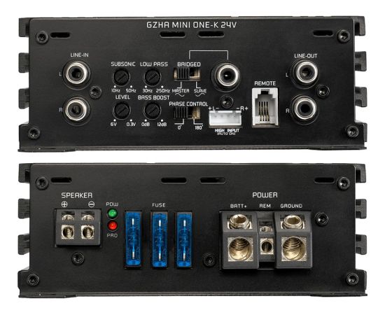 Ground Zero GZHA mini ONE-K 24V Auto skaņas pastiprinātāji