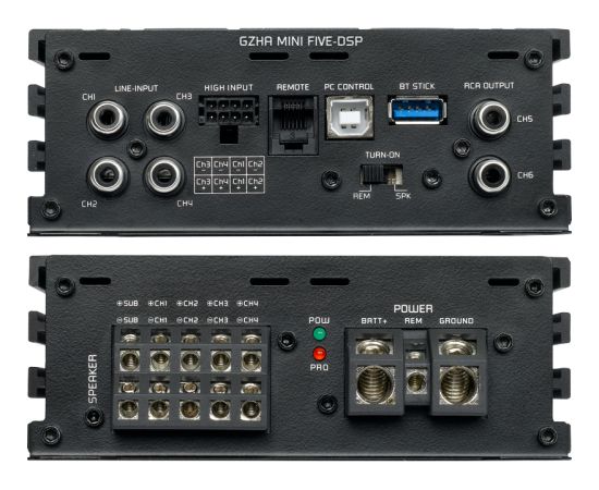 Ground Zero GZHA MINI FIVE-DSP Auto skaņas pastiprinātāji