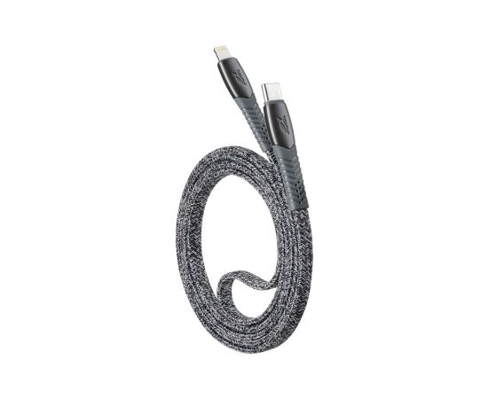 CABLE USB-C TO LIGHTNING 1.2M/GREY PS6107 GR12 RIVACASE Дата USB-кабели