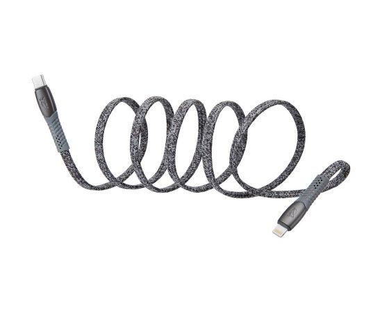 CABLE USB-C TO LIGHTNING 1.2M/GREY PS6107 GR12 RIVACASE Дата USB-кабели