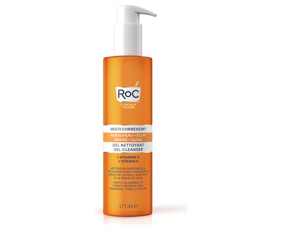 RoC Multi Correxion Revive & Glow Vitamin C Gel Cleanser 177 ml Dekoratīvā kosmētika
