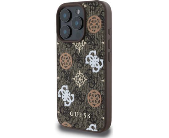 Guess PU 4G Peony MagSafe Case Чехол для Apple iPhone 16 Pro Чехлы - альтернативные