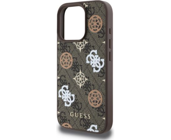 Guess PU 4G Peony MagSafe Case Чехол для Apple iPhone 16 Pro Чехлы - альтернативные