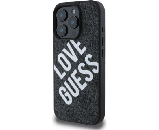 Guess PU Leather 4G Big Love Logo MagSafe Case Чехол для Apple iPhone 16 Pro Max Чехлы - альтернативные