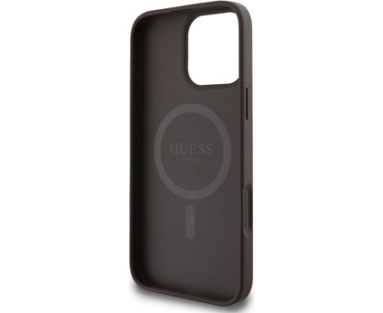 Guess PU Leather 4G Big Love Logo MagSafe Case for Apple iPhone 16 Pro Max Neoriģinālie Maciņi