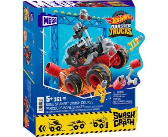 Hot Wheels HKF87 Monster Trucks Bone Shaker Rotaļu Mašina Mašīnas un piederumi