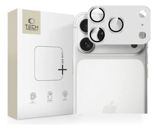 Tech-Protect Apple  IPHONE 17 PRO MAX APARATU TECH-PROTECT CAMFULL FIT Silver Ekrānu aizsardzība