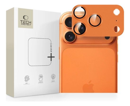 Tech-Protect Apple  IPHONE 17 PRO MAX APARATU TECH-PROTECT CAMFULL FIT Cosmic Orange Ekrānu aizsardzība