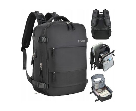 Plecak Podróżny Kabinowy NOVEEN CTB400 Black 40x20x25 Mugursomas