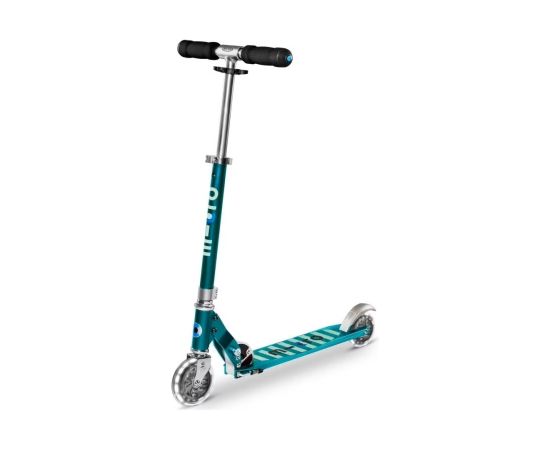 Micro Hulajnoga Sprite LED Petrol Stripe + Micro Światełko rakiety AC5468 Skrejriteņi bērniem