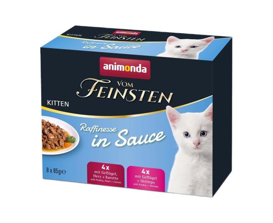ANIMONDA Vom Feinsten Kitten Raffinesse in sauce - wet cat food - 8x85g Консервы кошек