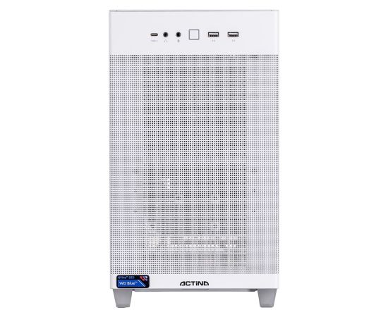 Actina 5901443431732 PC AMD Ryzen™ 7 7800X3D 32 GB DDR5-SDRAM 1 TB SSD NVIDIA GeForce RTX 5070 Mini Tower White Personālie datori