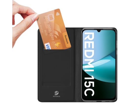 Case Dux Ducis Skin Pro Xiaomi Redmi 15C 4G black Neoriģinālie Maciņi