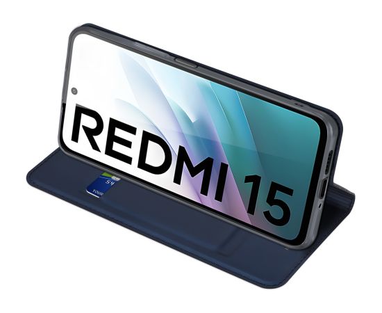 Чехол Dux Ducis Skin Pro Xiaomi Redmi 15 4G/Redmi 15 5G темно синий Чехлы - альтернативные
