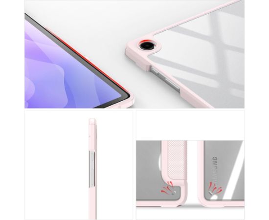 Case Dux Ducis Toby Samsung X210/X215/X216 Tab A9 Plus 11.0/X230/X235/X236 Tab A11 Plus 11.0 pink Maki Planšetdatoriem