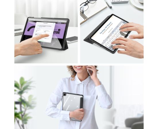 Чехол Dux Ducis Toby Samsung X210/X215/X216 Tab A9 Plus 11.0/X230/X235/X236 Tab A11 Plus 11.0 черный Сумки, чехлы для планшетников