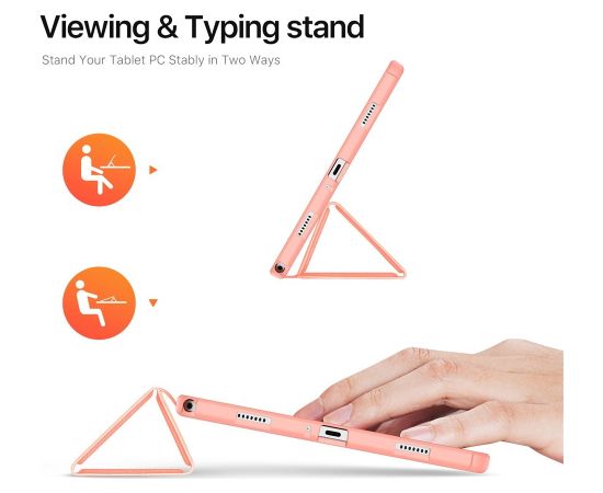 Case Dux Ducis Domo Samsung X210/X215/X216 Tab A9 Plus 11.0/X230/X235/X236 Tab A11 Plus 11.0 pink Maki Planšetdatoriem