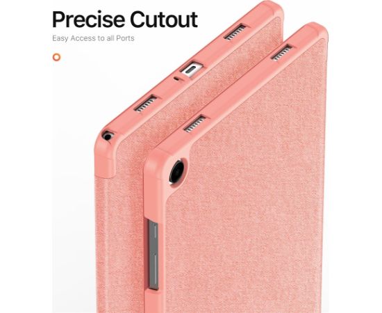 Case Dux Ducis Domo Samsung X210/X215/X216 Tab A9 Plus 11.0/X230/X235/X236 Tab A11 Plus 11.0 pink Maki Planšetdatoriem