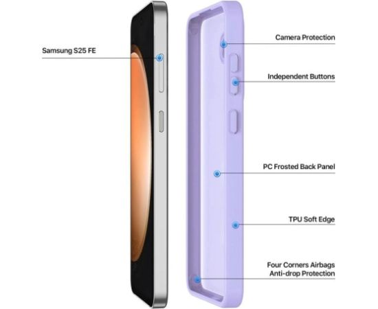 Case Dux Ducis Yind Samsung S731 S25 FE purple Neoriģinālie Maciņi