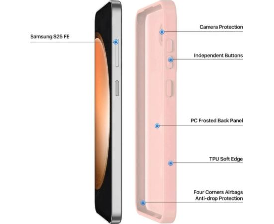 Case Dux Ducis Yind Samsung S731 S25 FE pink Neoriģinālie Maciņi