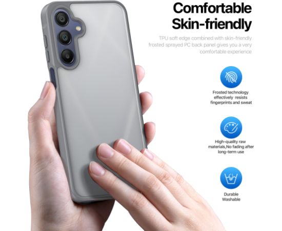 Case Dux Ducis Yind Samsung A175 A17 4G/A176 A17 5G grey Neoriģinālie Maciņi