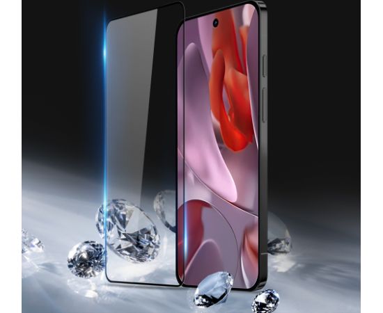 Tempered glass Dux Ducis 10D Google Pixel 9a black Ekrānu aizsardzība